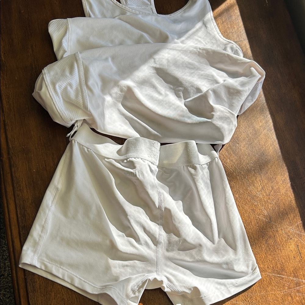 White Racerback Tank Top - Picture 3 of 3